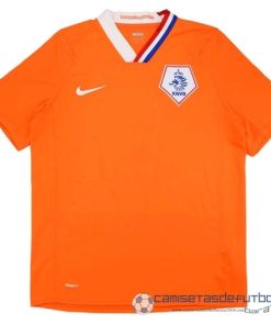 Casa Camiseta Países Bajos Retro Equipación 2008 2010 Naranja