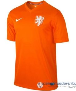 Casa Camiseta Países Bajos Retro Equipación 2014 Naranja