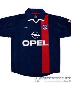 Casa Camiseta Paris Saint Germain Retro Equipación 2001 2002 Azul