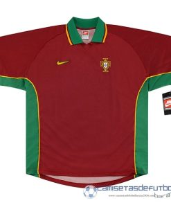 Casa Camiseta Portugal Retro Equipación 1998 Rojo