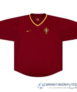 Casa Camiseta Portugal Retro Equipación 2000 Rojo