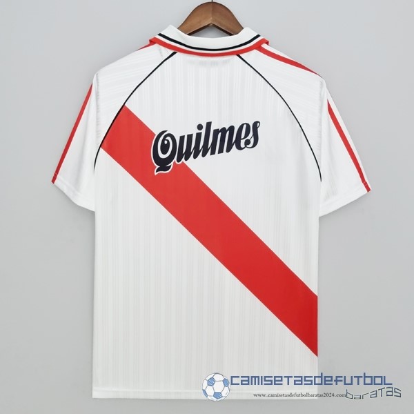 Casa Camiseta River Plate Retro Equipación 1995 1996 Blanco - Image 2
