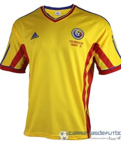 Casa Camiseta Rumania Retro Equipación 1998 Amarillo
