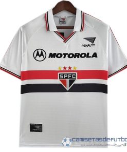 Casa Camiseta São Paulo Retro Equipación 1999 Blanco