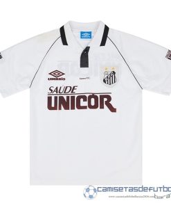 Casa Camiseta Santos Retro Equipación 1997 Blanco
