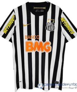 Casa Camiseta Santos Retro Equipación 2013 Negro Blanco