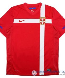 Casa Camiseta Serbia Retro Equipación 2010 Rojo