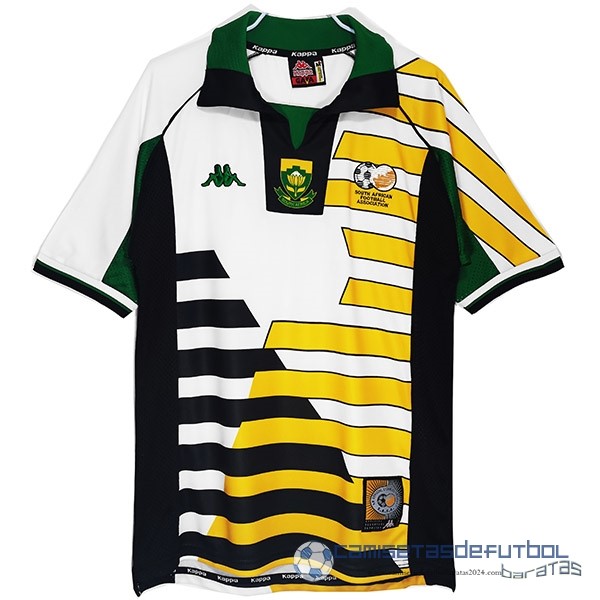 Casa Camiseta Sudafrica Retro Equipación 1998 1999 Blanco