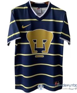 Casa Camiseta UNAM Pumas Retro Equipación 1998 Azul