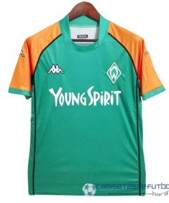 Casa Camiseta Werder Bremen Retro Equipación 2003 2004 Verde
