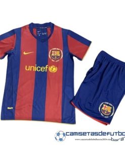 Casa Conjunto De Conjunto Completo Barcelona Retro Niños 2007 2008