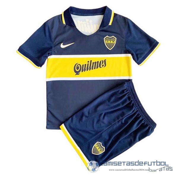 Casa Conjunto De Niños Boca Juniors Retro Equipación 1996 1997 Azul