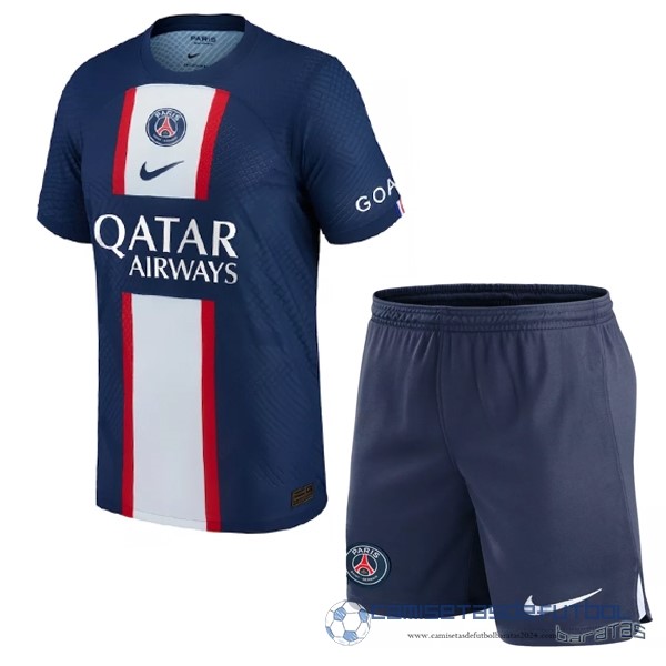 Casa Conjunto De Niños Paris Saint Germain Equipación 2022 2023 Azul
