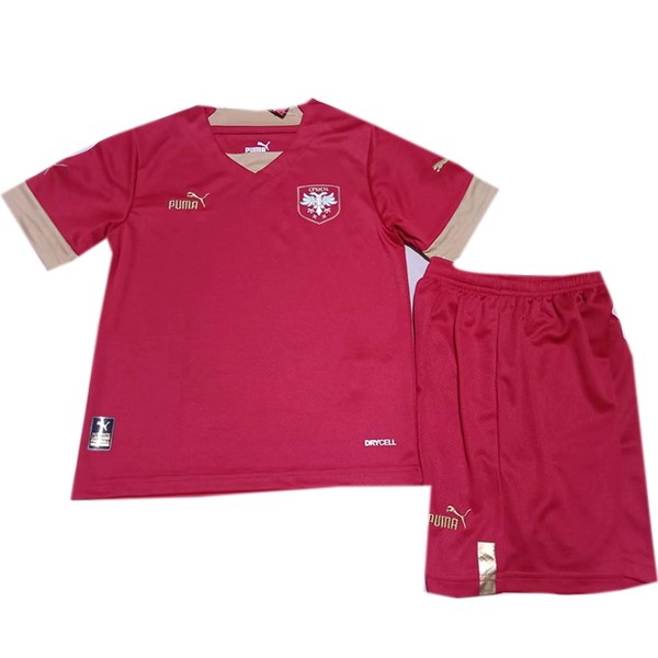 Casa Conjunto De Niños Serbia 2022 Rojo