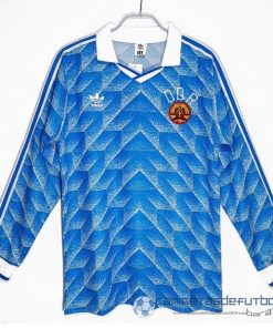 Casa Manga Larga Alemania Retro Equipación 1988 Azul