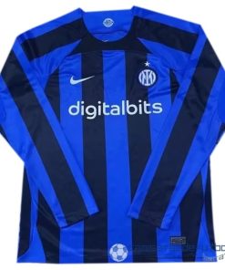 Casa Manga Larga Inter Milán Equipación 2022 2023 Azul