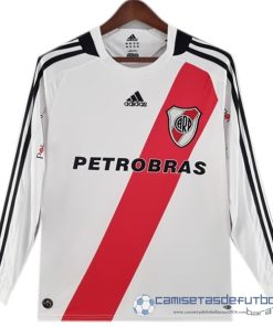 Casa Manga Larga River Plate Retro Equipación 2009 2010 Blanco