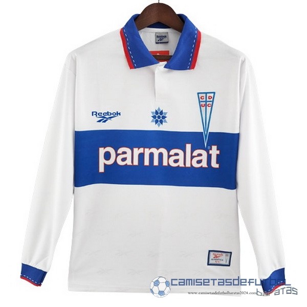Casa Manga Larga Universidad Católica Retro Equipación 1998 Blanco