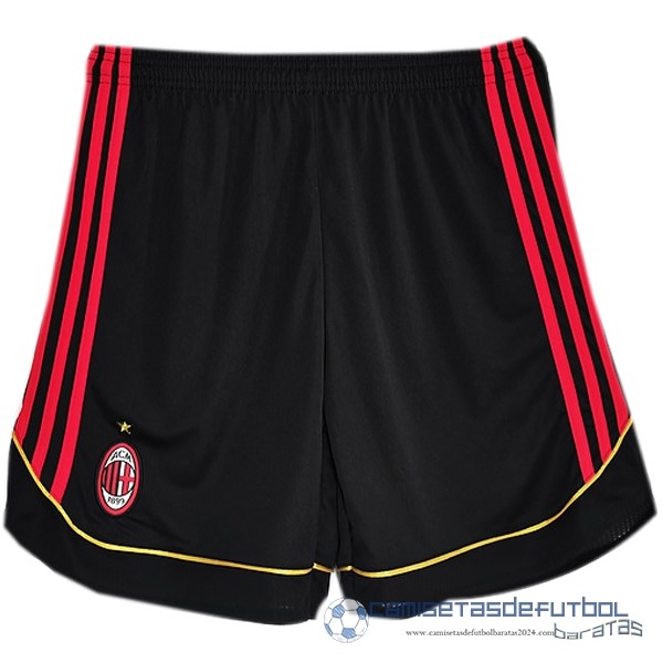 Casa Pantalones AC Milan Retro Equipación 2006 Negro