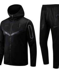 Chaqueta Con Capucha Corea 2022 Negro