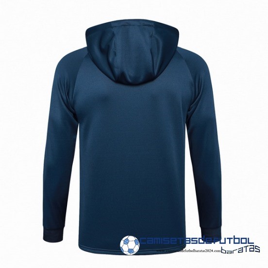 Chaqueta Con Capucha Paris Saint Germain Equipación 2023 2024 Azul II Marino. - Image 2