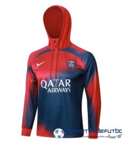 Chaqueta Con Capucha Paris Saint Germain Equipación 2023 2024 Rojo Azul