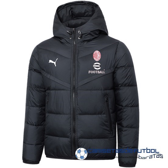 Chaqueta De Algodón AC Milan Equipación 2023 2024 Negro