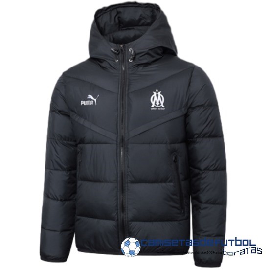 Chaqueta De Algodon Marsella Equipación 2023 2024 Negro