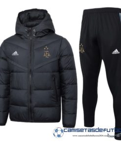 Conjunto Completo Chaqueta De Algodon Argentina Equipación 2023 Negro