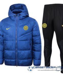 Conjunto Completo Chaqueta De Algodon Inter Milan Equipación 2023 2024 Azul Negro