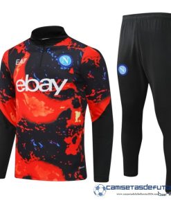 Conjunto Completo Sudadera Entrenamiento Niños Napoli Equipación 2024 2025
