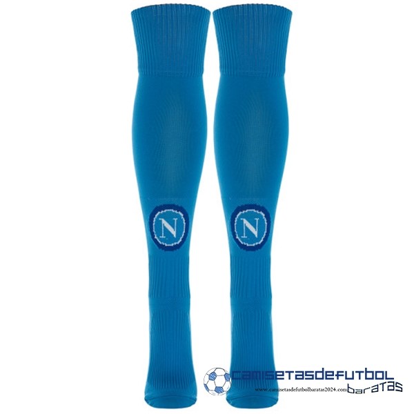 EA7 Casa Calcetines Niños Napoli Equipación 2023 2024 Azul