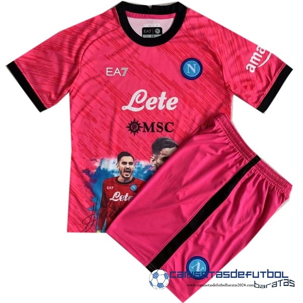 EA7 Especial Conjunto De Hombre Napoli 2022 Equipación 2023 Rosa