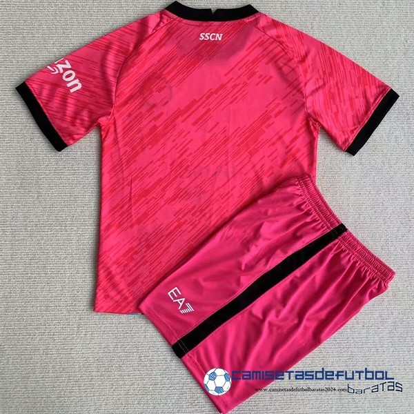 EA7 Especial Conjunto De Niños Napoli 2022 Equipación 2023 Rosa - Image 2