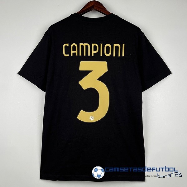 EA7 NO.3 Campioni Especial Camiseta Napoli  Equipación 2023 Negro - Image 2