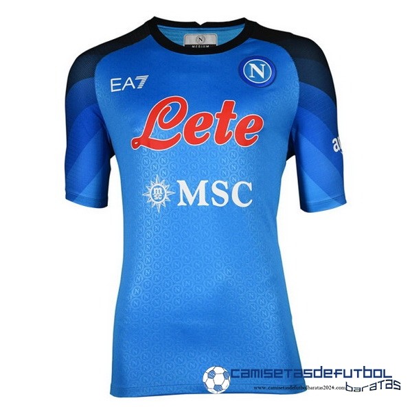 EA7 NO.3 Campioni Tailandia Casa Camiseta Napoli 2022 Equipación 2023 Azul - Image 2