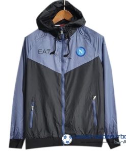 EA7 Rompevientos Napoli  Equipación 2023 2024 Azul Negro