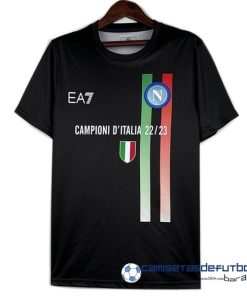 EA7 Tailandia Especial Camiseta Napoli Equipación 2023 2024 Negro