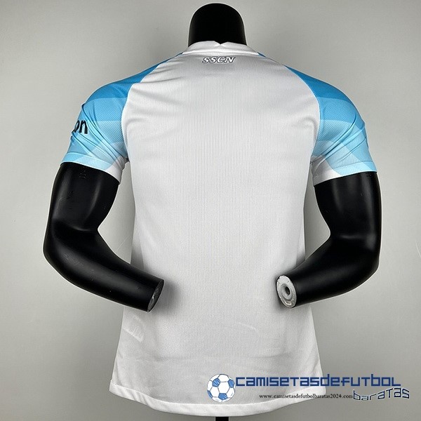 EA7 Tailandia Especial Jugadores Camiseta Napoli Equipación 2023 2024 Blanco III Azul - Image 2