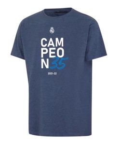 Edición Conmemorativa Camiseta Real Madrid 2022 Azul