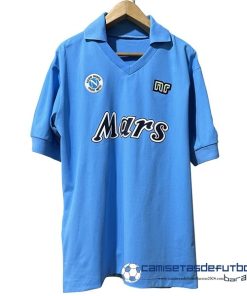 Ennerre Casa Camiseta Napoli Retro Equipación 1986 1987 Azul