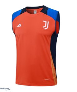 Entrenamiento Sin Mangas Juventus Equipación 2024 2025 Naranja Azul