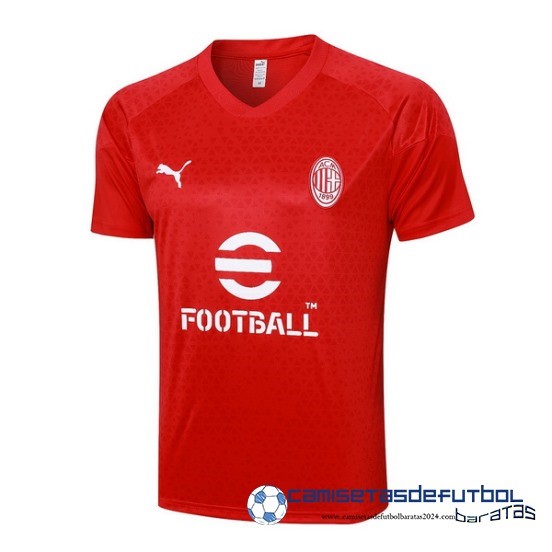 Entrenamiento AC Milan Equipación 2023 2024 Rojo Blanco