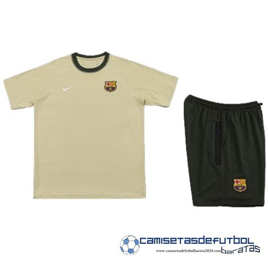 Entrenamiento Conjunto Completo Barcelona Equipación 2024 2025 Amarillo Verde