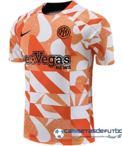 Entrenamiento Inter Milán Equipación 2023 2024 Naranja Blanco