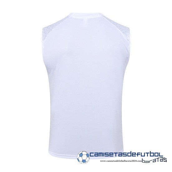 Entrenamiento Sin Mangas AC Milan Equipación 2023 2024 Blanco Rojo - Image 2