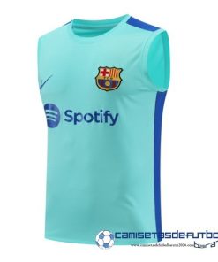 Entrenamiento Sin Mangas Barcelona Equipación 2023 2024 Azul Verde