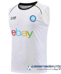 Entrenamiento Sin Mangas Napoli Equipación 2024 2025 Blanco