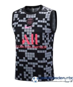 Entrenamiento Sin Mangas Paris Saint Germain Equipación 2023 2024 Gris Negro Rosa