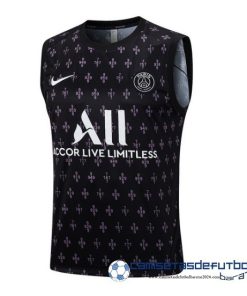 Entrenamiento Sin Mangas Paris Saint Germain Equipación 2023 2024s Negro Rosa Blanco
